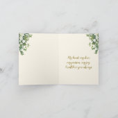 Carte Deux cœurs, un amour Couple Afro-Américain (Intérieur)