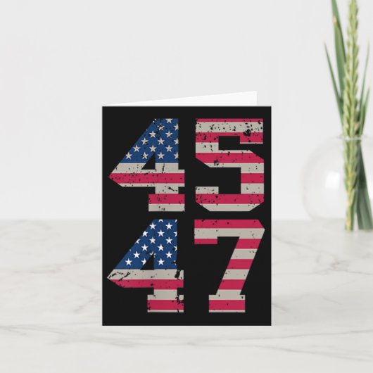 Carte (Deux Côtés) 45 47 Trump Meilleure Couverture Que (Devant)
