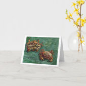 Carte Deux crabes (F606) Van Gogh Fine Art (Fleur jaune)
