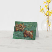 Carte Deux crabes (F606) Van Gogh Fine Art (Fleur jaune)