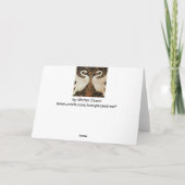 Carte Deux cygnes par l'illustration de cru de grue de (Dos)