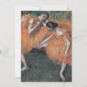 Carte Deux Danseurs   Edgar Degas