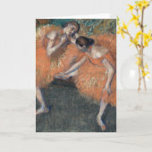 Carte Deux danseuses | Edgar Degas (Fleur jaune)