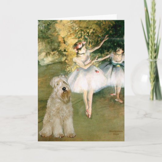 Carte Deux Danseuses - Wheaten Terrier 7 (Devant)