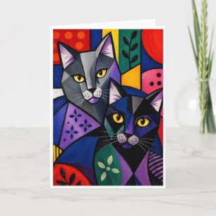 Carte Deux de la même espèce (Compagnons de chat)