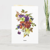 Carte Deux deviendront une Bible Mariage Félicitations (Dos)