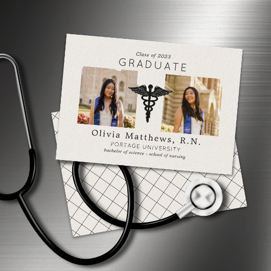 Carte Deux Insignes en ivoire noir