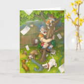 Carte deux jours avant la retraite (Fleur jaune)