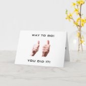 CARTE DEUX MILLIERS POUR **UN TRAVAIL BIEN FAIT*** VOUS  (Fleur jaune)