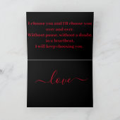 Carte deux oiseaux amoureux (Intérieur)