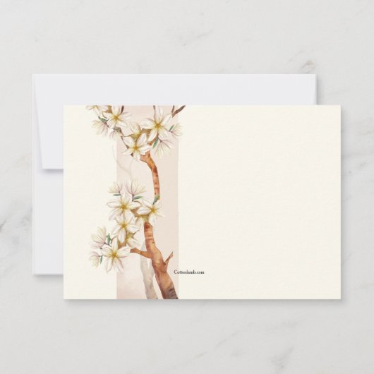 Carte Deux Oiseaux Sauvent la Date (Dos)