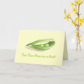 Carte Deux Peas (Fleur jaune)