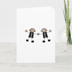 Carte Deux Pièces Dansent Heureux