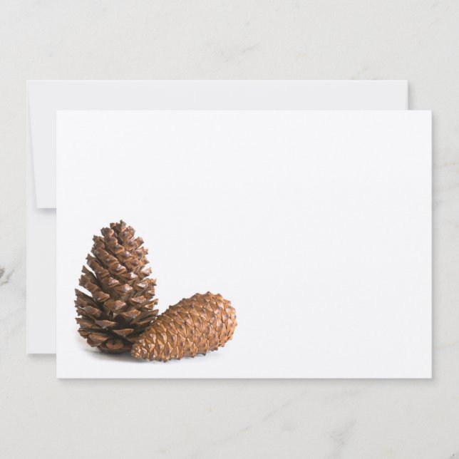 Carte Deux pinecones (Devant)