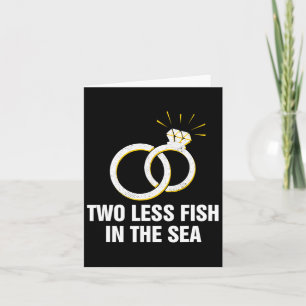 Carte Deux Poissons De Moins Dans La Mariée Mariage De L