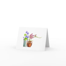 Deux pots de fleurs