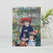 Carte Deux Soeurs (En Terrasse) | Renoir (Debout devant)
