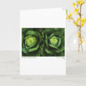 Carte Deux têtes (Fleur jaune)