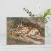 Carte Deux tigres en arrière | Rosa Bonheur (Debout devant)