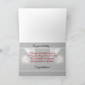 Carte Deux Tuxedos Gay Mariage Félicitations (Intérieur)