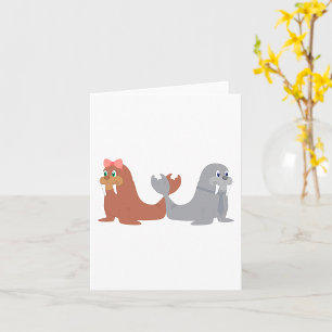 Carte Deux Walrus
