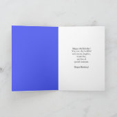 Carte Deuxième cousin 6ème anniversaire Bonhomme de neig (Intérieur)