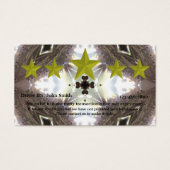 Carte d'évaluation 5 étoiles pour conducteur profe (Devant)