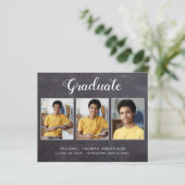 Carte d'évaluation budgétaire Rustic 3 Photo Chalk (Debout devant)