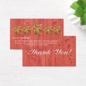 Carte d'évaluation cinq étoiles du vendeur en lign (Bureau)