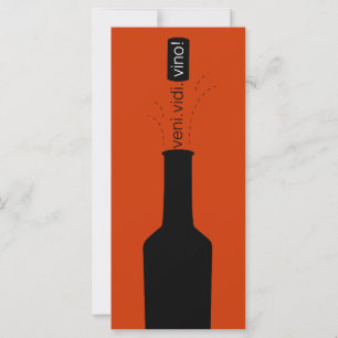 Carte d'évaluation de dégustation de vin