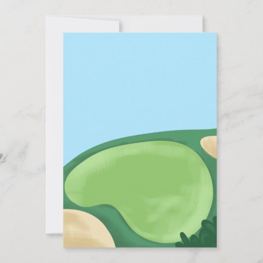 Carte d'évaluation de la carte de golf de Golf Boy (Dos)