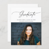 Carte d'évaluation de la photo de script (Devant / Derrière)