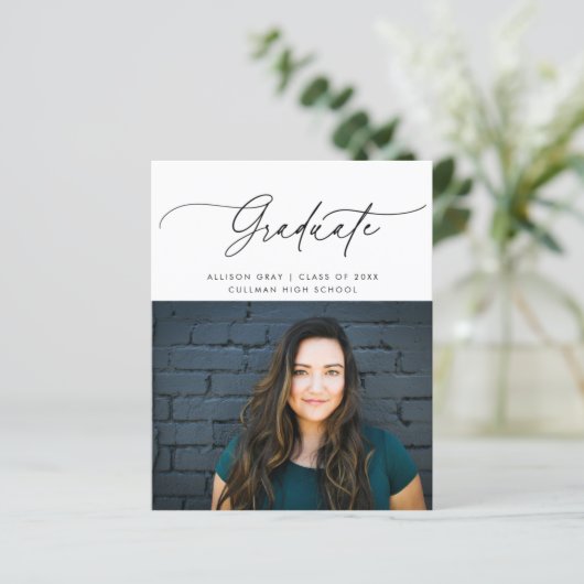 Carte d'évaluation de la photo de script (Debout devant)