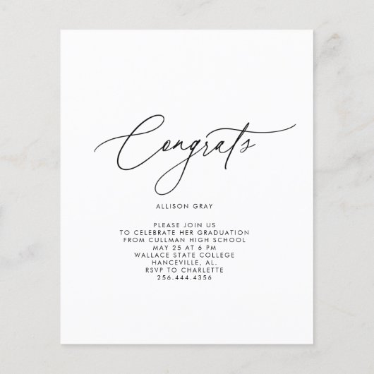 Carte d'évaluation de la photo de script (Dos)