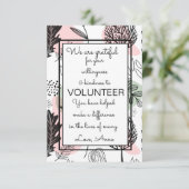 carte d'évaluation des bénévoles (Debout devant)