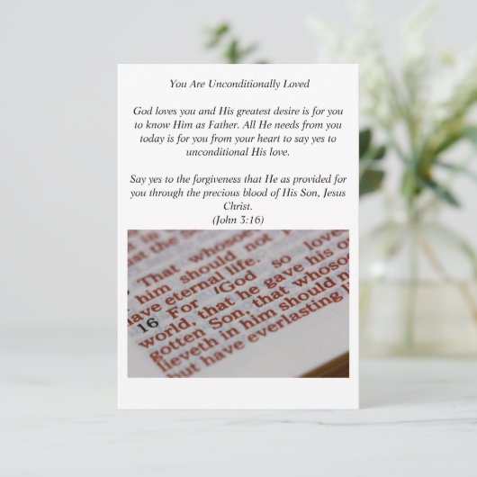 Carte d'évangélisation (Debout devant)