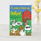 Carte "Devant certaines de ces derniers nous avons (Fleur jaune)