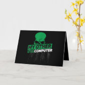 Carte Développeur Sysadmin Engineer Hacker Code d'admini (Fleur jaune)