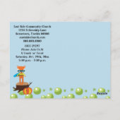 Carte d'événement communautaire Trunk or Treat (Dos)