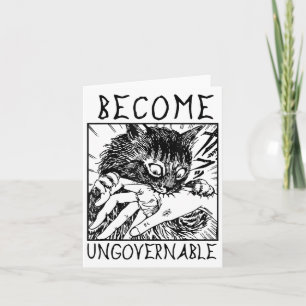Carte Devenir ingouvernable - Black Cat Mâle de morsure 