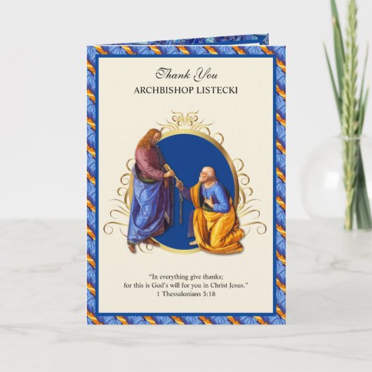 CARTE D'ÉVÊQUE (Devant)