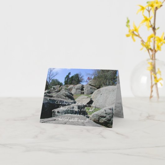 Carte Devil's Den - Note Card #2 (Fleur jaune)