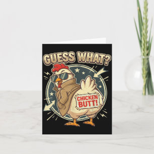 Carte Devine quoi Cul de poulet