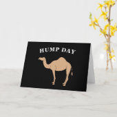 Carte Devinez Quel Jour C'Est Hump Day Camel Desert Anim (Fleur jaune)