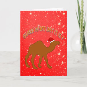 Carte Devinez quel jour nous sommes Humour Noël