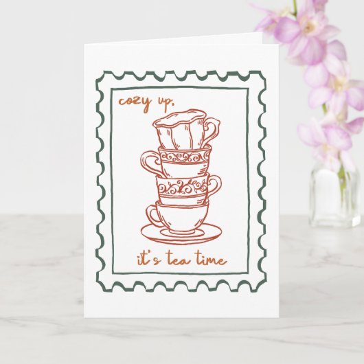 Carte Devis d'automne (Orchidée)