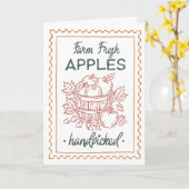 Carte Devis d'automne (Fleur jaune)