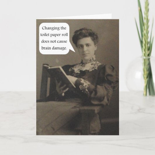 Carte Devis papier toilette (Devant)