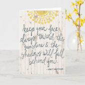 Carte Devis Sun III (Fleur jaune)