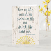 Carte Devis Sun IV (Fleur jaune)